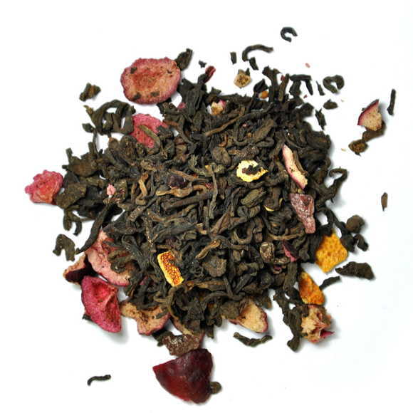 Herbata Czerwona Pu-Erh Żurawina-Pomarańcza 